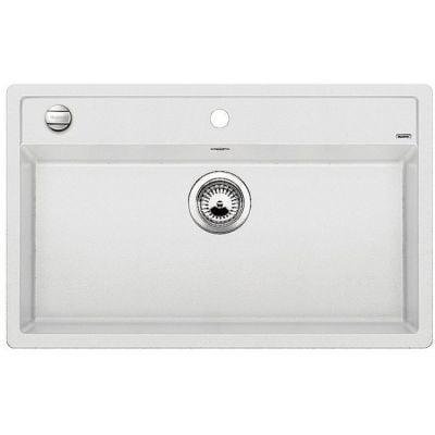Blanco Dalago 8 kjøkkenvask i hvit granittkompositt Silgranit PuraDur, 815x510 mm, 1 kum