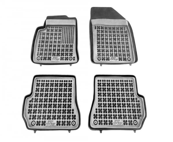 Rezaw-Plast gummimatter med høykant til Ford Fiesta Mk5 / FUSION facelift (2002-2008) – 4 stk, svart