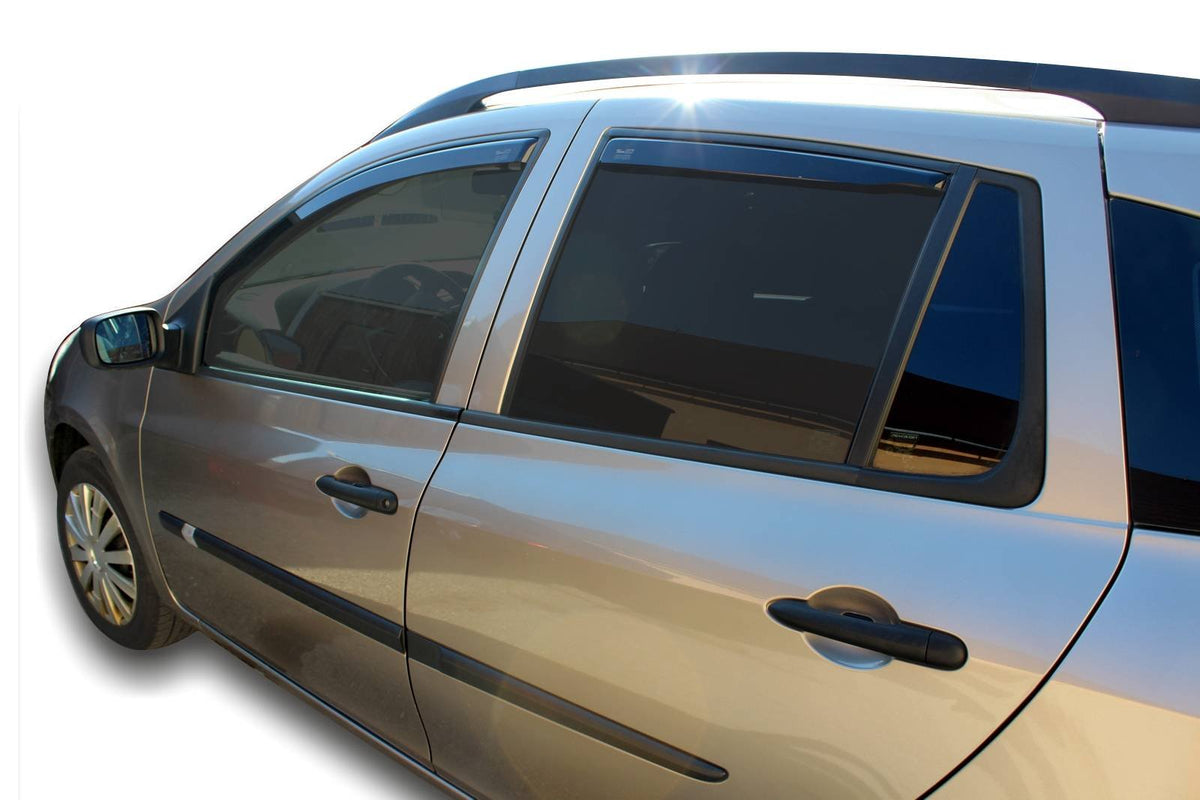 Vindavviser Renault CLIO III / GRANDTOUR 5-dørs 2005→ sett 4 stk. – PMMA Plexi - detaljer