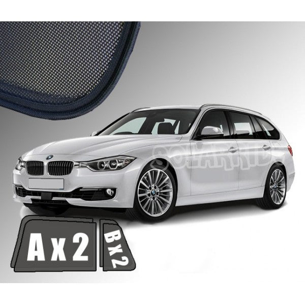 Sr solskjerm i akryl til Bmw 3 (F31) Touring for bedre ventilasjon og regnbeskyttelse