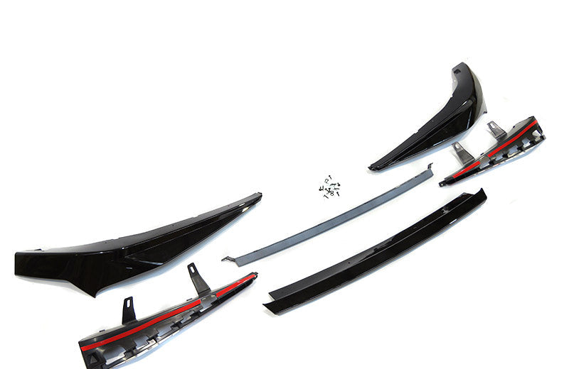 BMW G30/G31 LCI frontleppe, blank svart