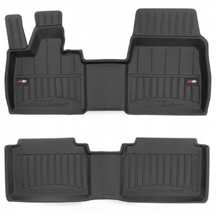 Frogum 3D Premium TPE-gulvmatter til BMW i3 (2013-2022) – svart, vanntett, 60 mm sidekant