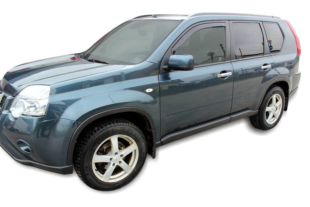 Heko vindavviser til Nissan X-TRAIL II (T31) / sett 2 stk. – PMMA Plexi materiale