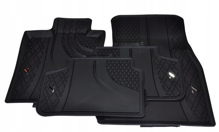 Gulvmatter Bmw 7 VI (G12) Long (2015-2022) – med kant | BMW OEM - sett bakfra