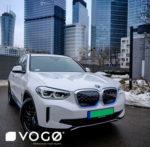 Vogo gulvmatter til Bmw iX3 (G08) – 50 mm høye kanter