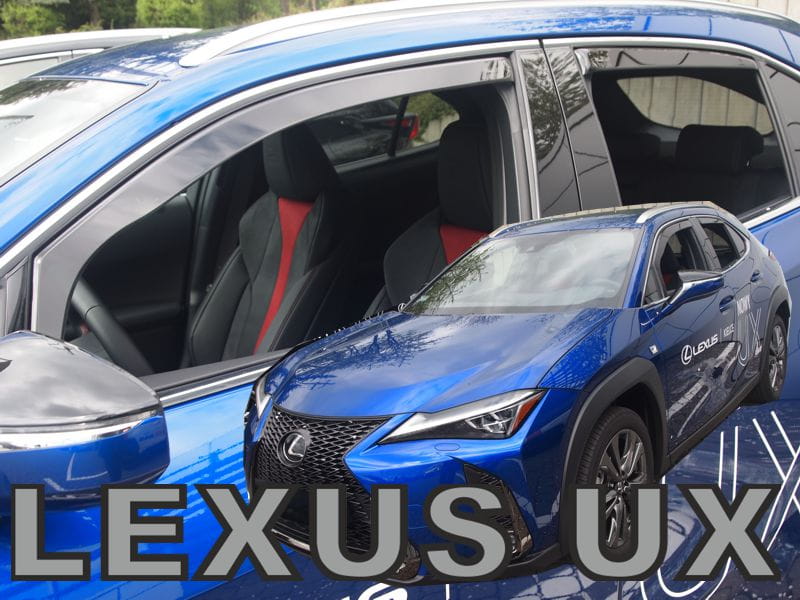 Heko vindavviser til Lexus UX 2018 → / UX 300e 2021→ / sett 4 stk. – PMMA Plexi