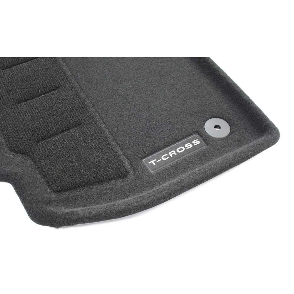 VAG OEM stoffmatter til Vw T-Cross – antiskli underside