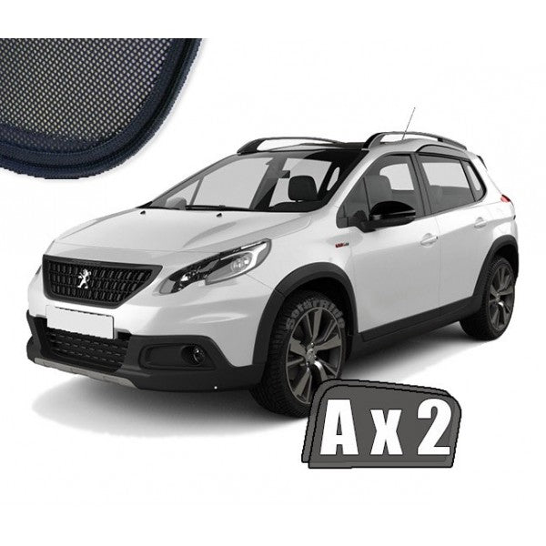 Sr solskjerm i akryl til Peugeot 2008 hatchback (2013-2019) med enkel montering
