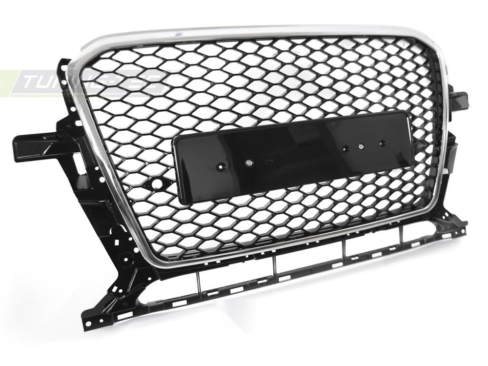 Grill Ramme Audi Q5 8R 12-16 vist skrått med profil synlig
