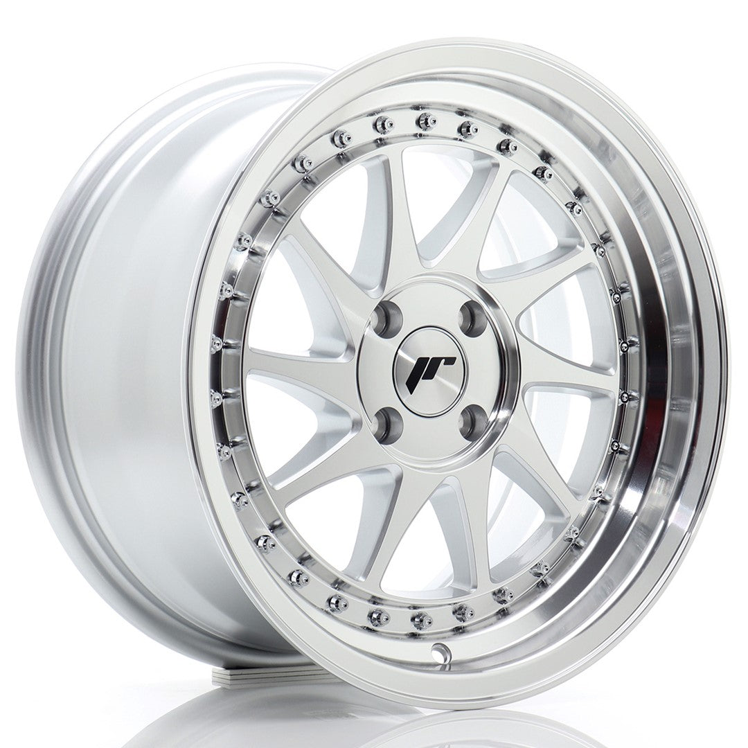 Felg JR Wheels JR26 16x8" Silver – sett forfra