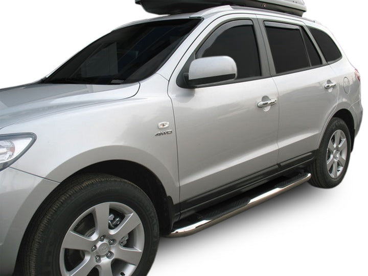 Stigtrinn Scoutt til Hyundai Santa Fe 2006-2012 i rustfritt stål for enkel montering uten boring