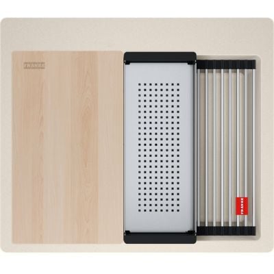 Franke Kanon KNG PRO 610-53 FTL kjøkkenvask i granitt brun sett ovenfra