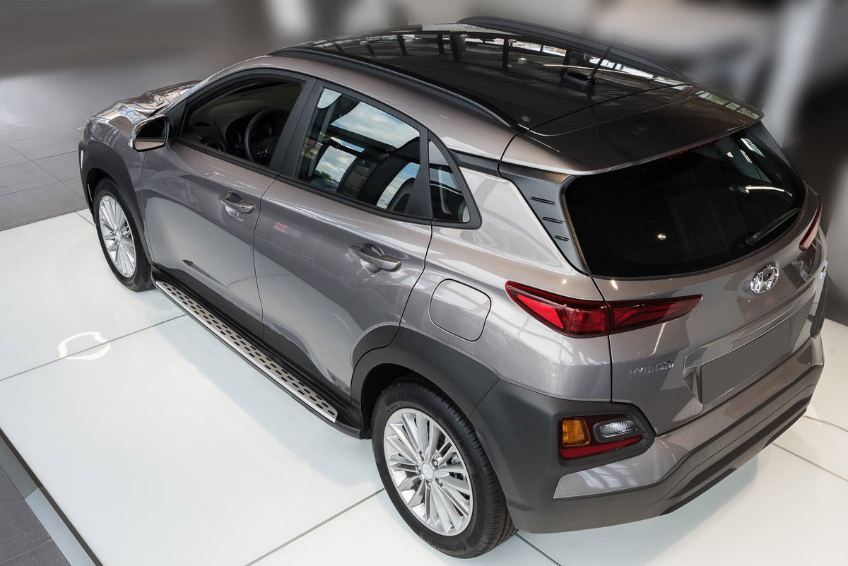 Stigtrinn Hyundai Kona Ventshield - sett bakfra