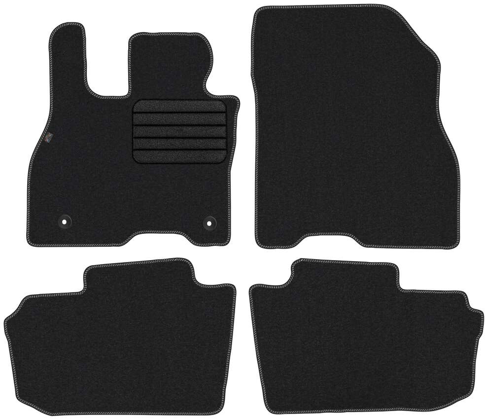 Unknown stoffmatter til Nissan Leaf II – premium velour tekstil