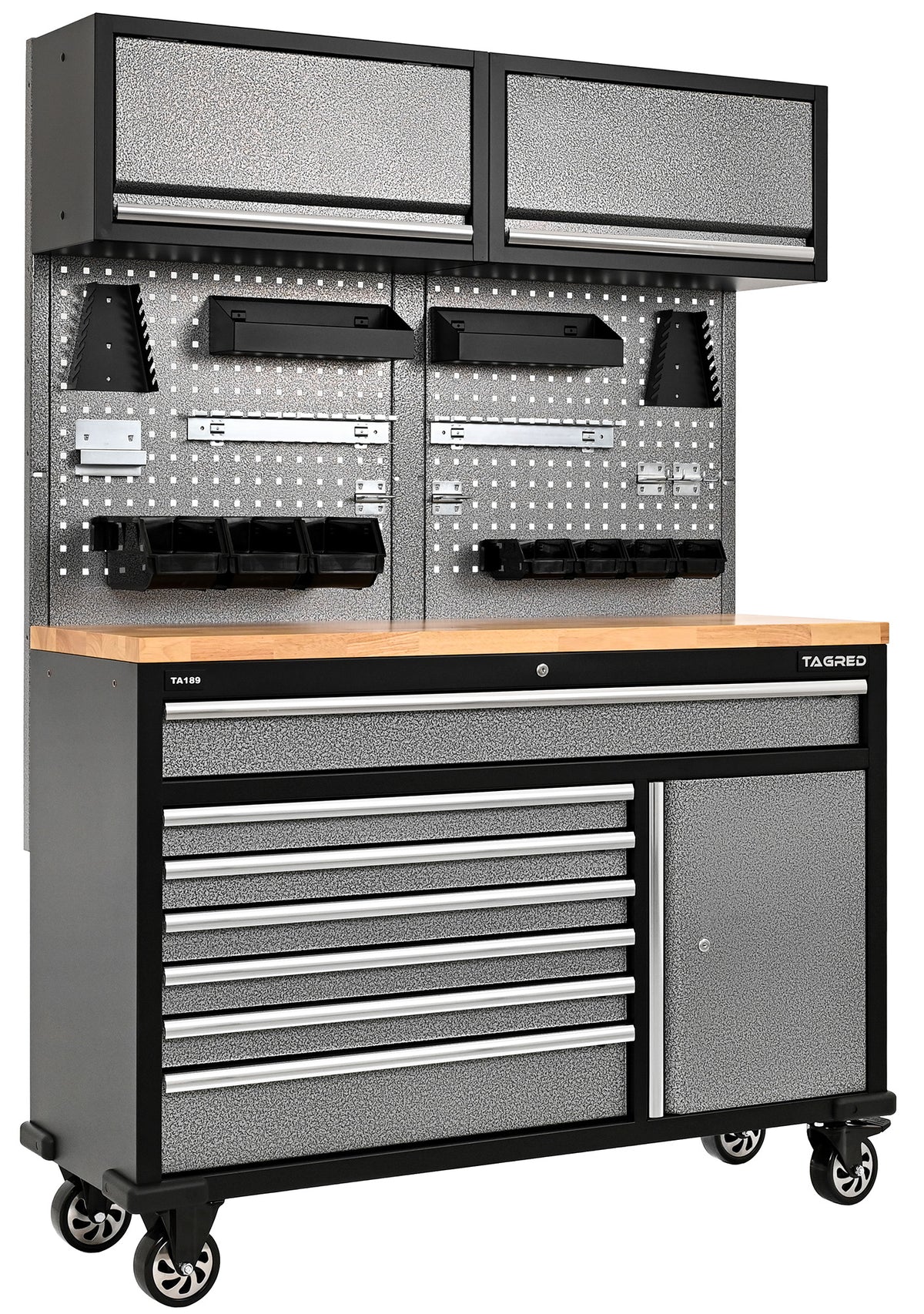 Tagred TA189 Performance toppseksjon med lukkede hyller og gassdempere 68 × 26 × 35 cm