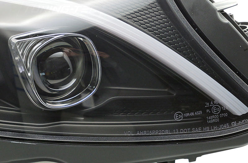 Mercedes W205 14-18 LED frontlykter svart