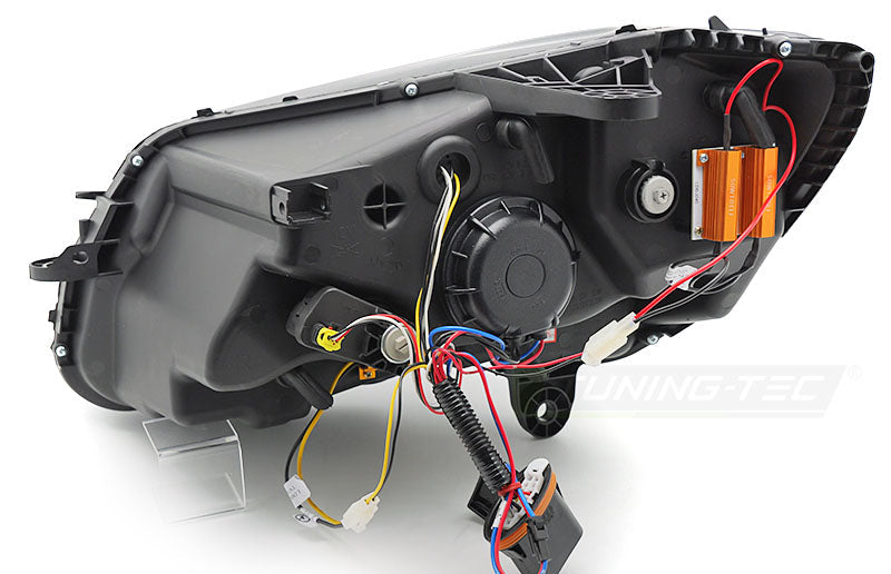 Mercedes W205 14-18 LED frontlykter svart