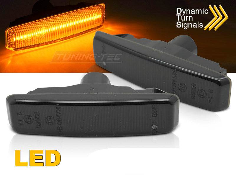 BMW E39 røykfarget dynamiske LED sideblinklys