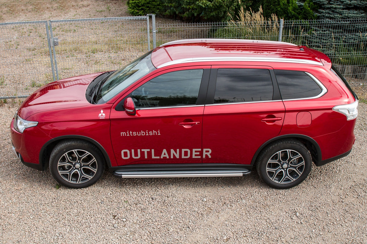Takrails Mitsubishi Outlander III Facelift Ventshield (2015-2022) - sett forfra