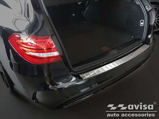 Avisa bakfangerbeskytter til Mercedes C-Klasse S205 T-model – rustfritt stål børstet