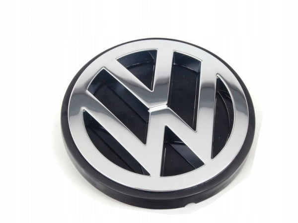 Emblem/logo i krom til Vw T4 bakluke, original VW-del med ABS-materiale