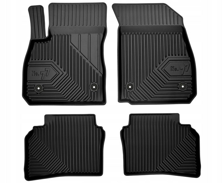 Frogum 3D Premium gulvmatter til Opel Insignia B (2017-2022) – svart TPE med 40 mm sidekant, sett med 4 stk.