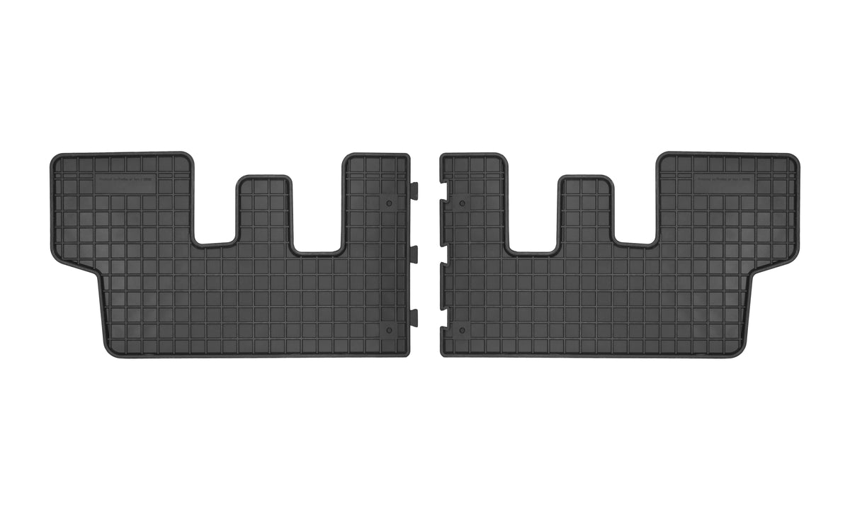 Frogum gummimatter til Citroen C4 Picasso II 3rd row (2013–) – svart-anthracite, vanntette, med 1 cm sidekant