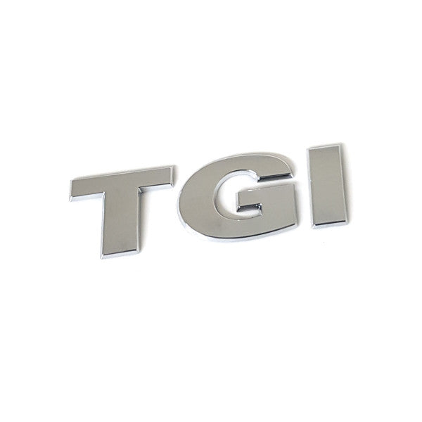 Emblem/logo til Vw TGI VW 7 (5G) Glossy Chrome i blank krom og ABS-materiale