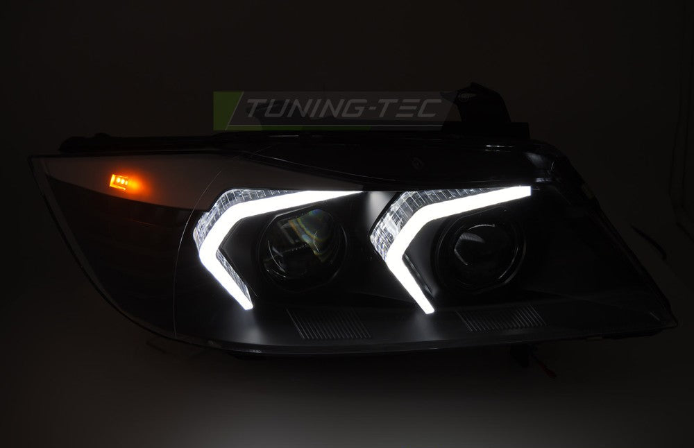 BMW E90/E91 svarte Full LED frontlykter