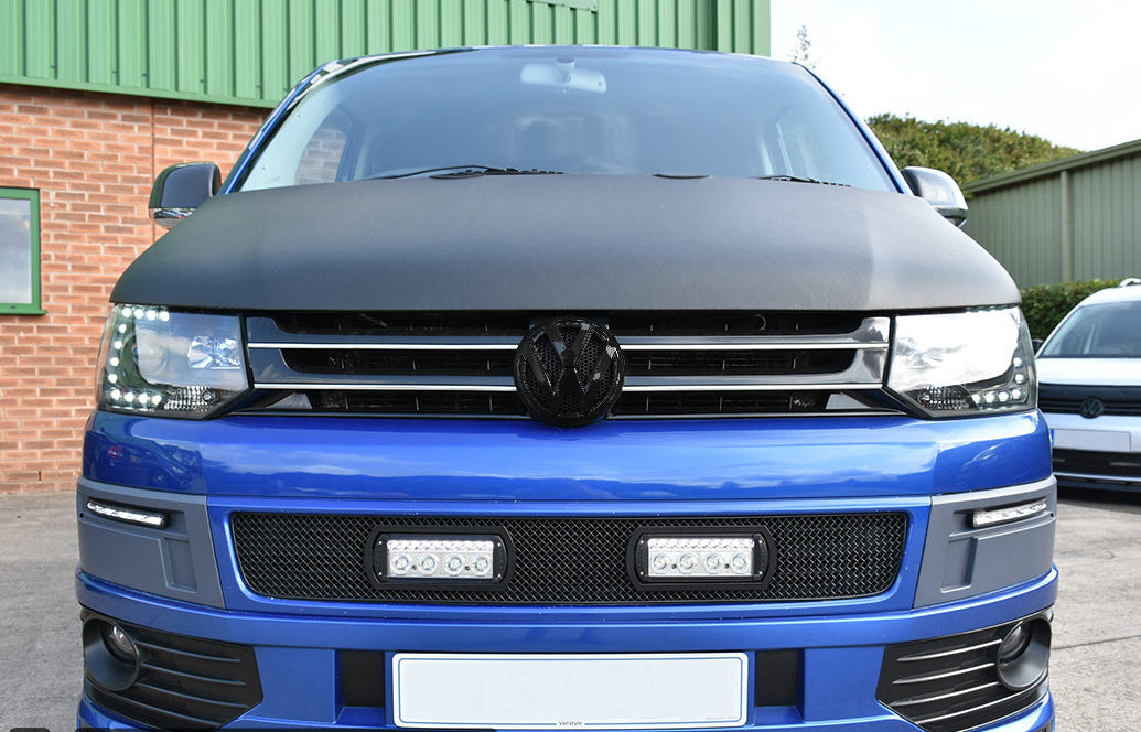 Emblem Vw T5 / VW Crafter I Facelift 2011 - 2016 Grill Black Edition - sett forfra