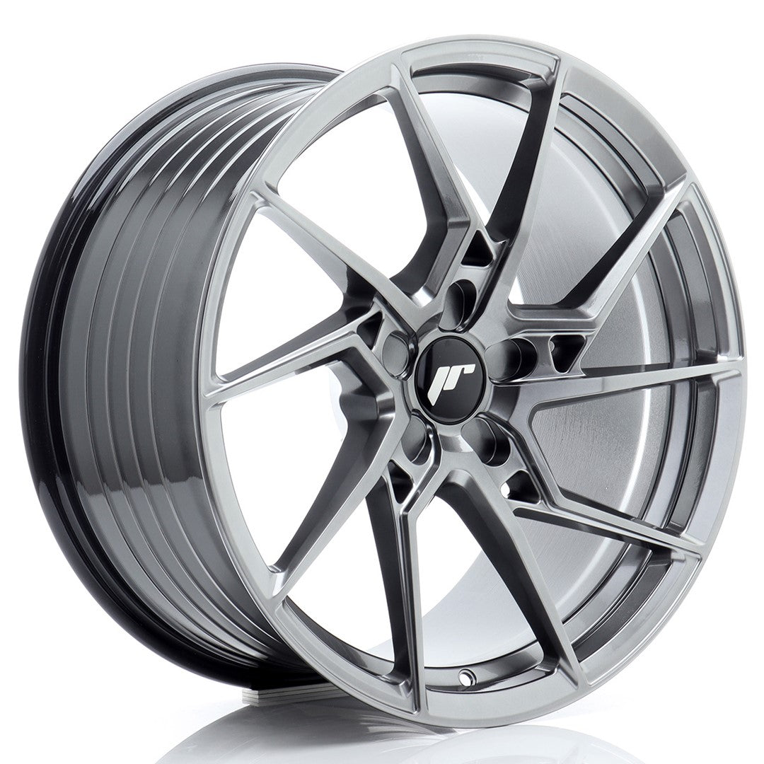 Felg JR Wheels JR33 19x9,5" Hyper Black – sett forfra