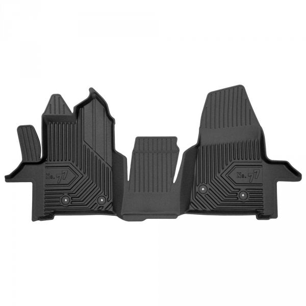 Frogum 3D Premium gulvmatter i TPE til Ford Transit 2018 Facelift → – vanntette og skreddersydd passform