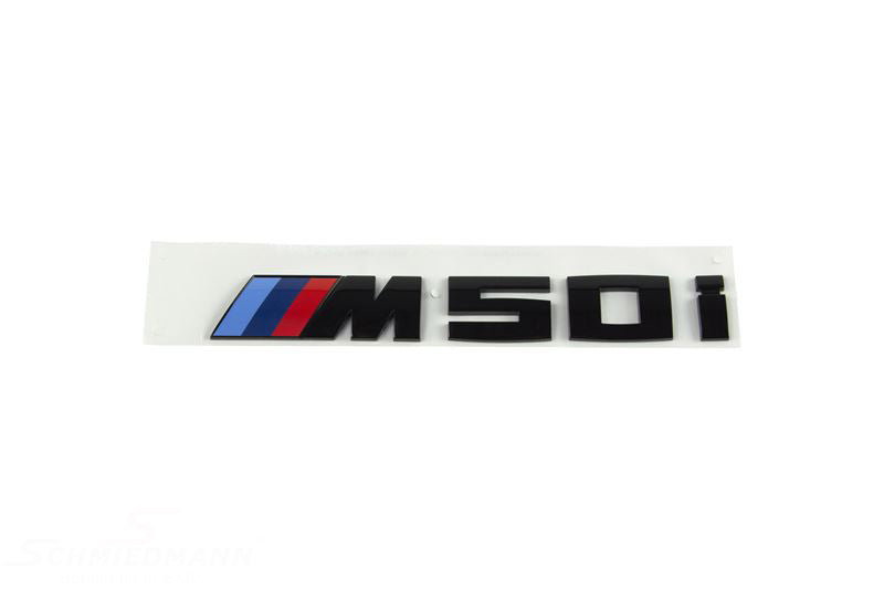 Emblem Bmw Black Editon M50i | Bmw Ag - nærbilde