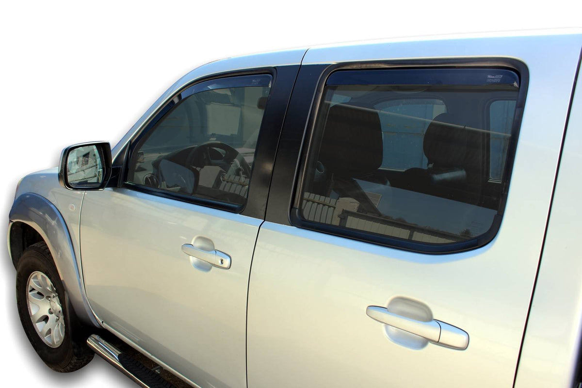Vindavviser Mazda BT–50 4-dørs (2006-2011) – PMMA Plexi - detaljer