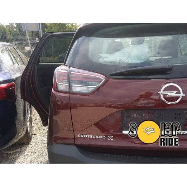 Solskjerm Opel CROSSLAND X (2017-) (5 stk) - sett bakfra