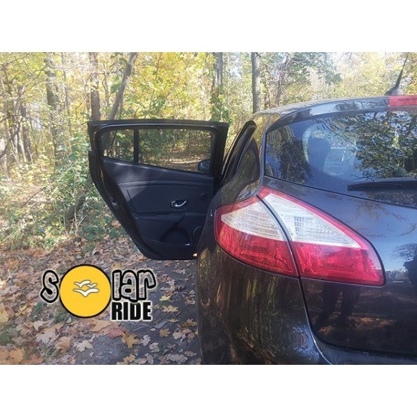 Solskjerm Renault Megane Hatchback 5DR III (2008-2015) (3 stk) - sett forfra