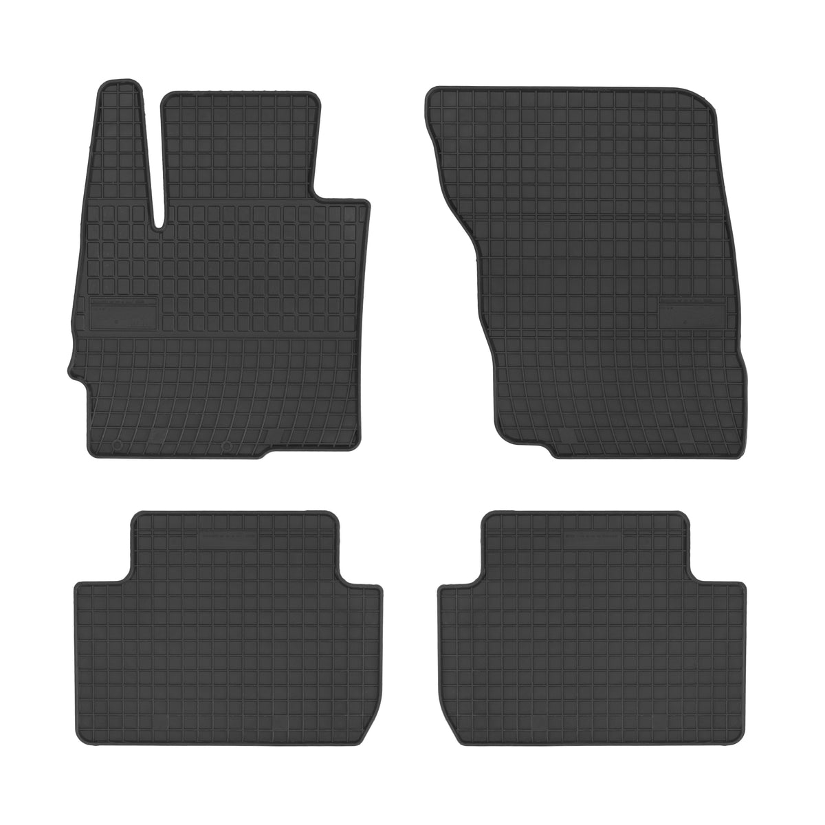 Frogum gummimatter til Mitsubishi Eclipse Cross (2017–) – svart, 4-delers sett med 1 cm sidekant