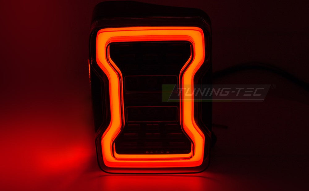 Jeep Wrangler JK LED svart baklykter