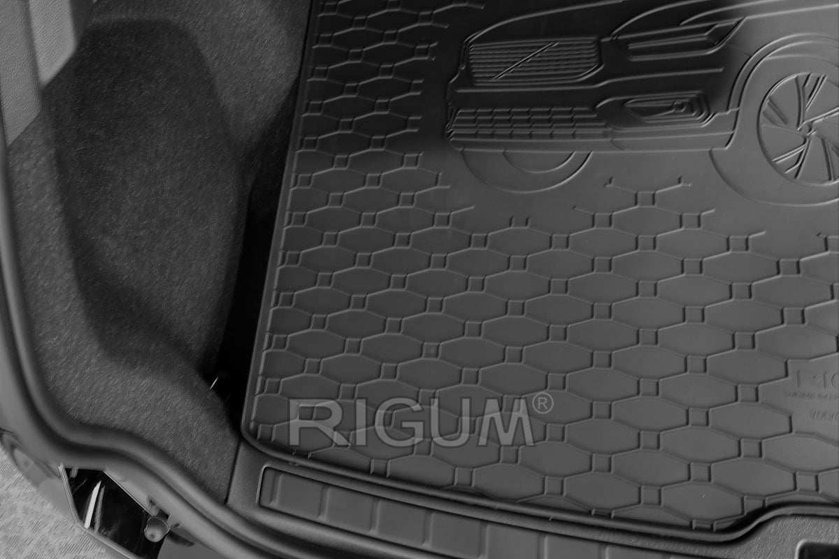 Bagasjeromsmatte Volvo XC40/EX40 (2017-) – Luktfrie Gummi - detaljer