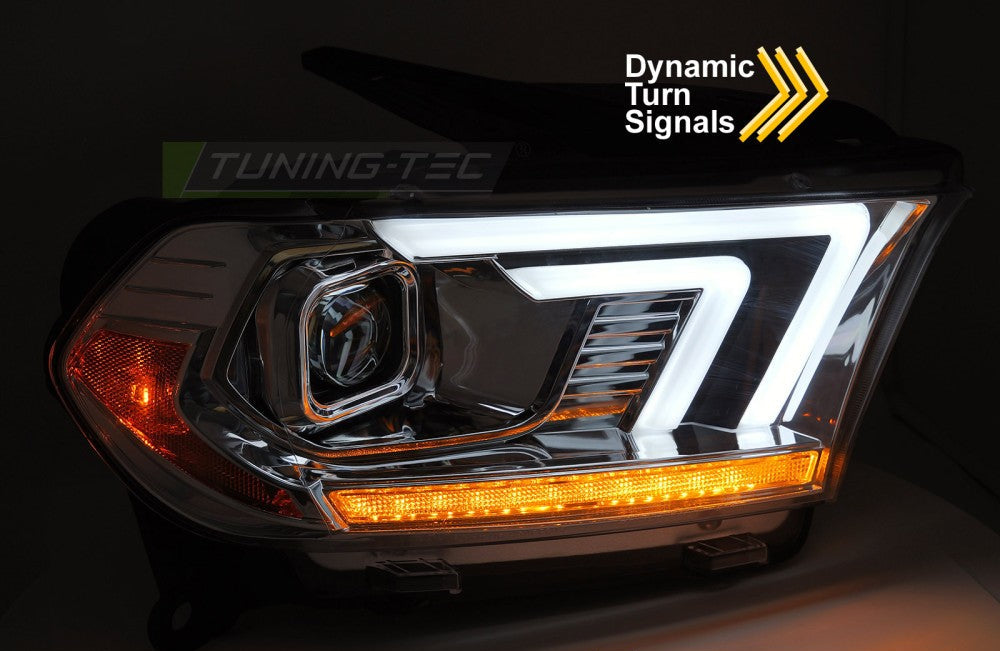 Dodge Durango 2010–2013 frontlykter krom, dynamisk blinklys