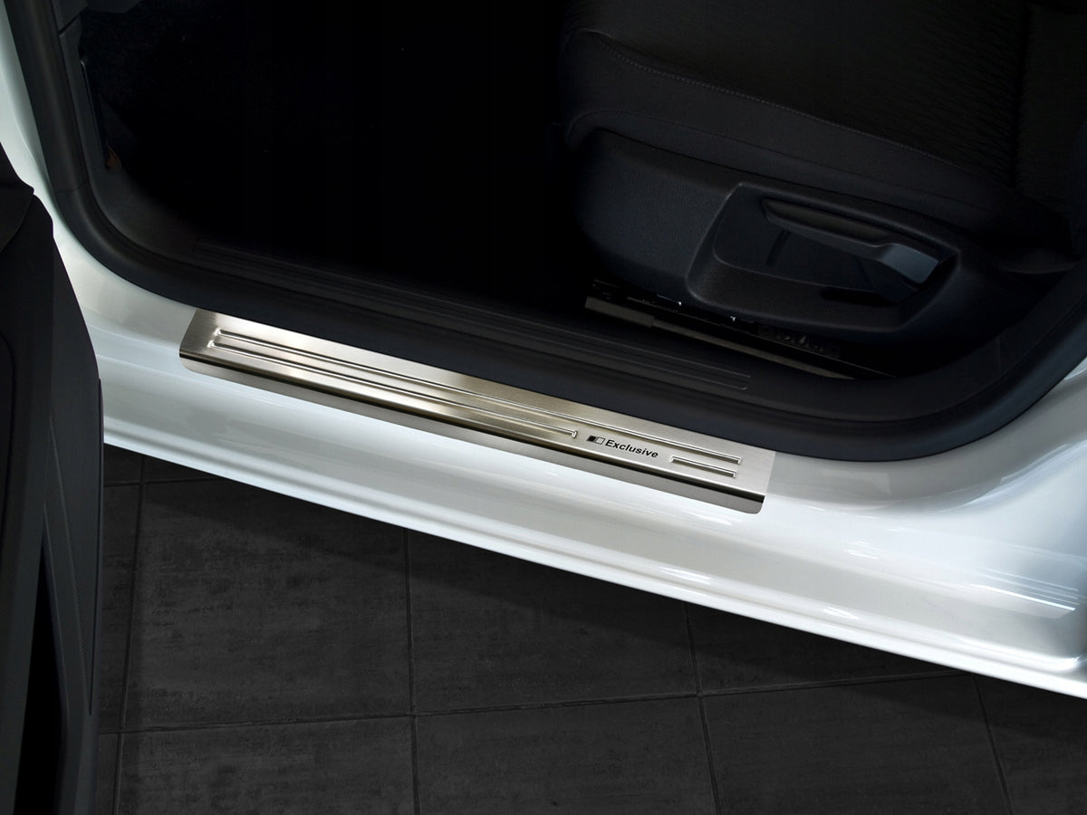 Avisa dørbeskytter til Seat Ibiza III/Seat Ibiza III ST – rustfritt stål satin sølv