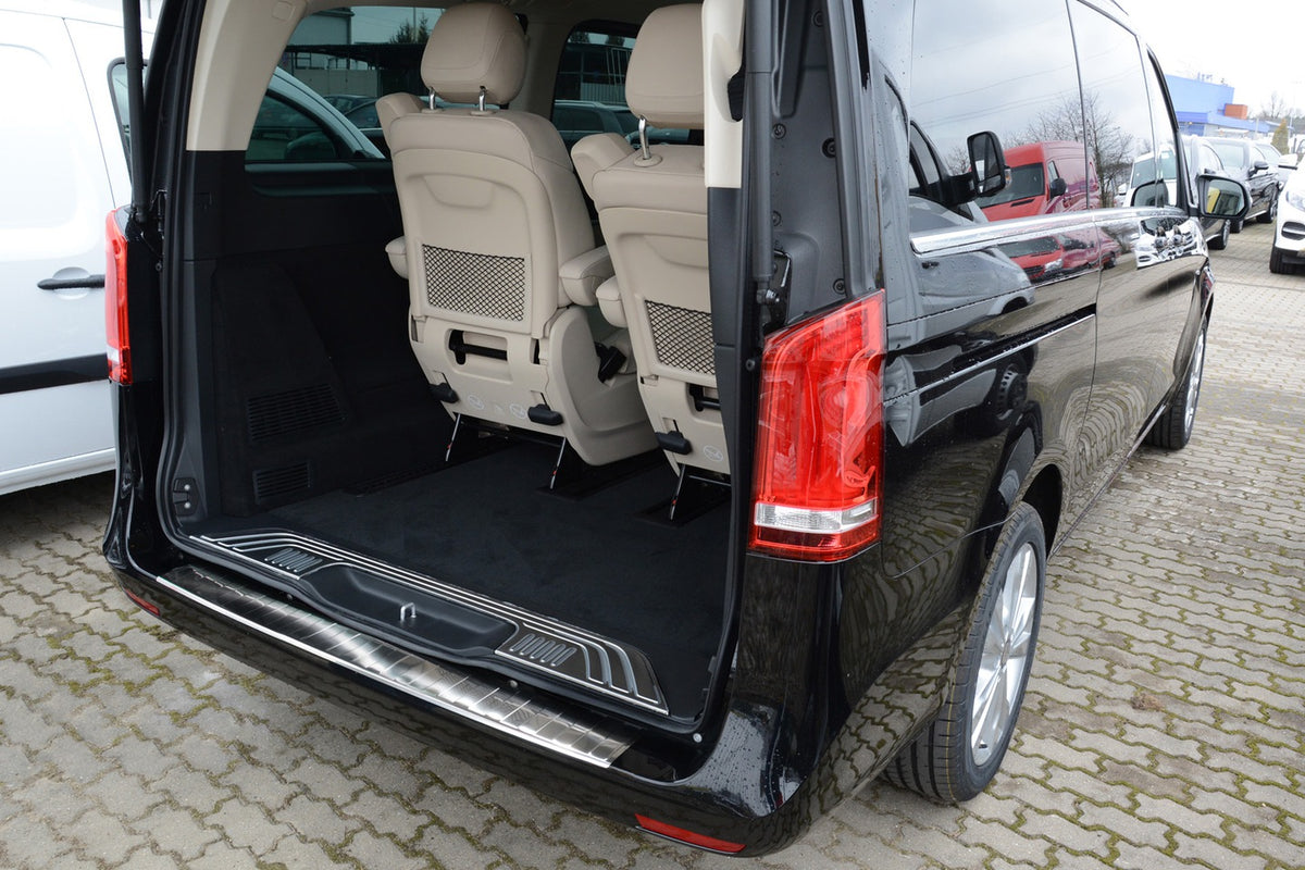 Avisa bakfangerbeskytter til Mercedes Vito / V-Class (W447) / EQV – rustfritt stål børstet