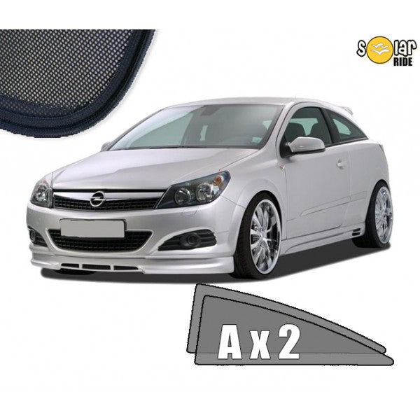 Sr solskjerm i akryl til Opel Astra H GTC som vindavviser og regnbeskyttelse