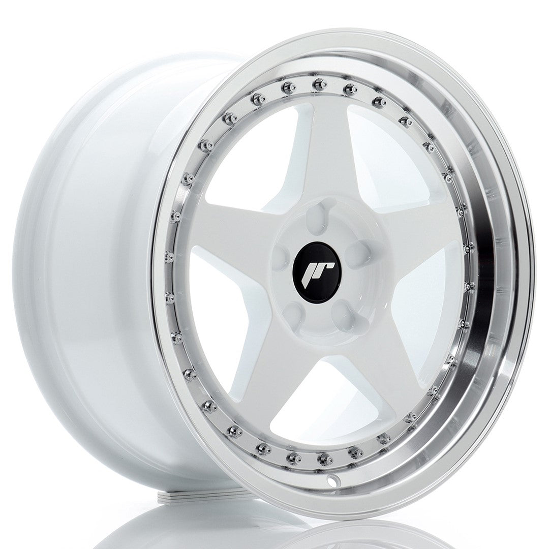 Felg JR Wheels JR6 17x9" White – sett forfra