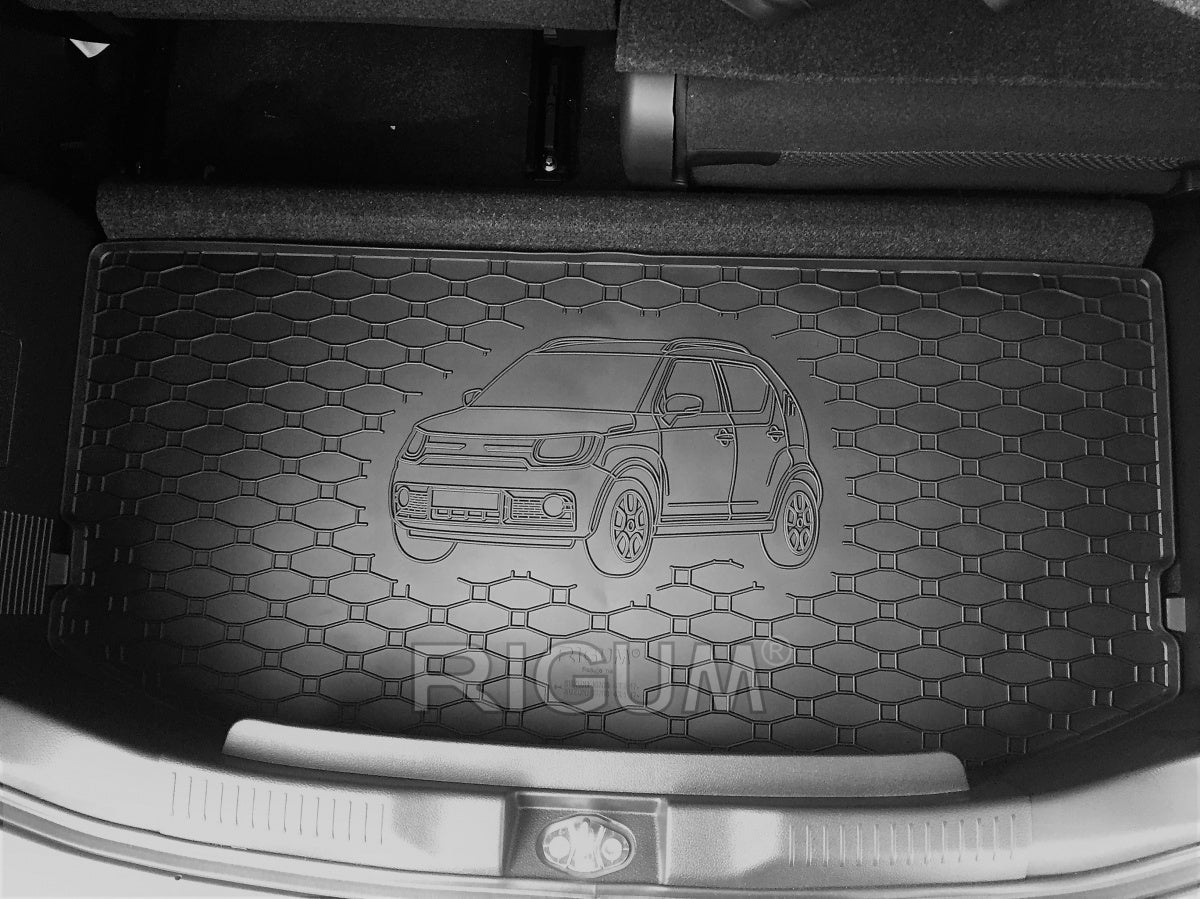 Rigum bagasjeromsmatte til Suzuki Ignis – olje- og bensinbestandig