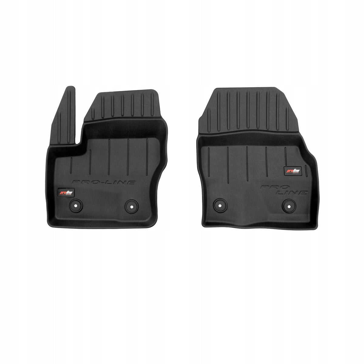 Frogum 3D Premium gulvmatter til Ford Transit Connect II (2012-2022) – svart TPE med 60mm sidekant
