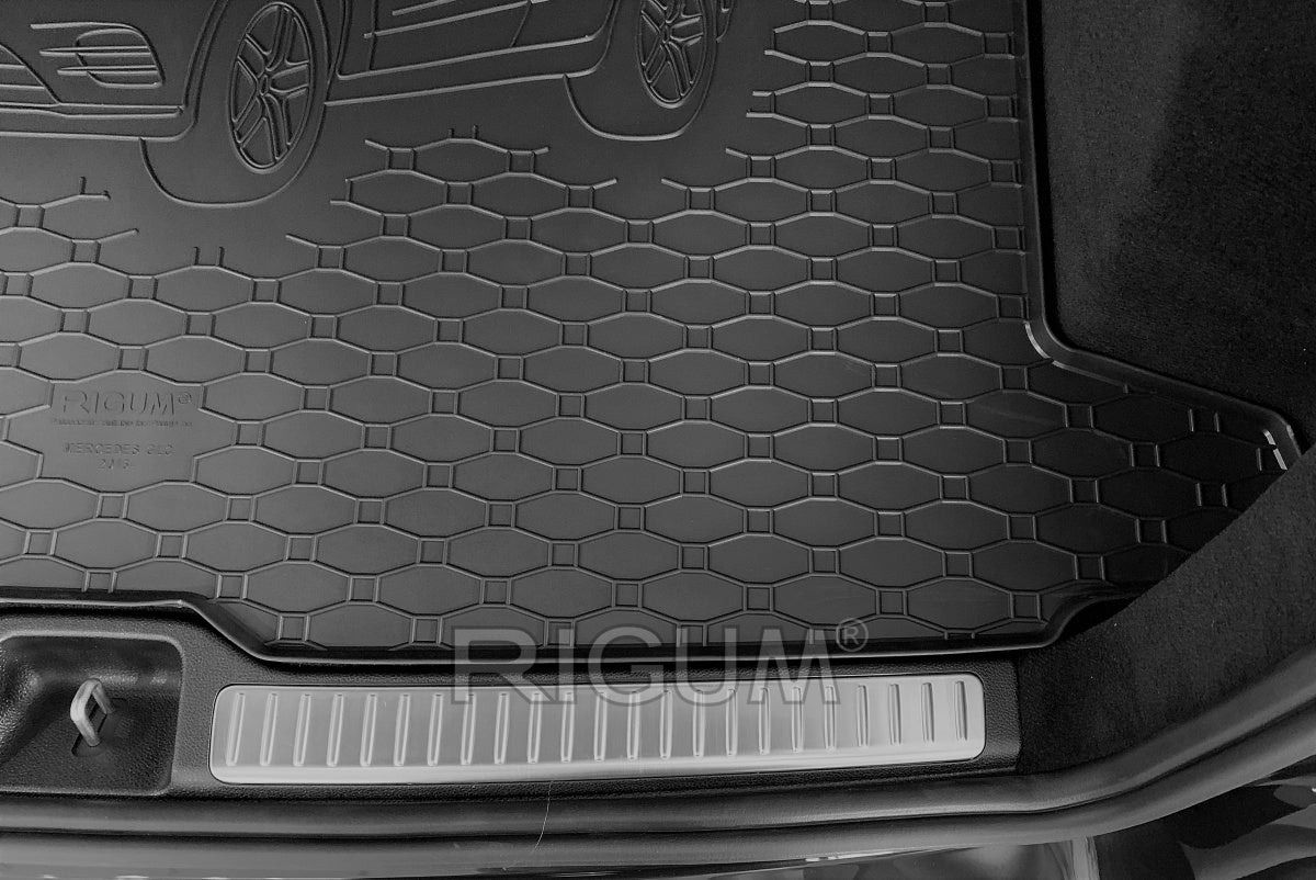 Bagasjeromsmatte Mercedes GLC (X253) (2015-2022) – Luktfrie Gummi - detaljer