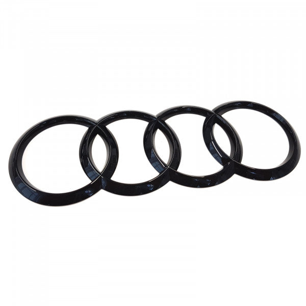 Emblem/logo til Audi A3 8V Black Glossy i svart blank utførelse for bakluke