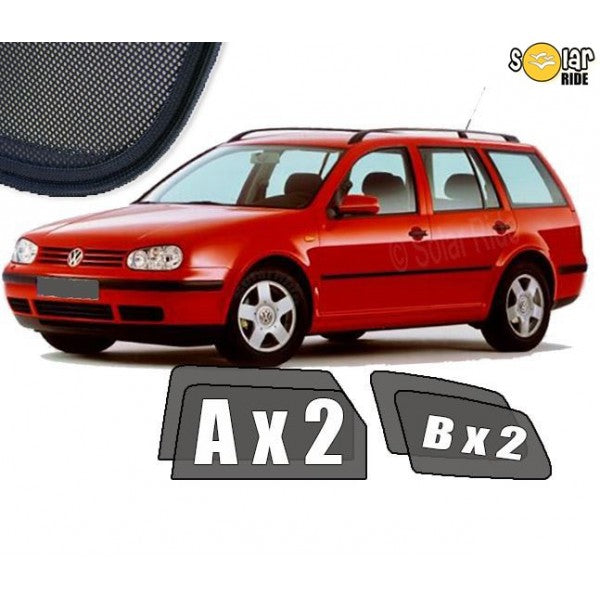 Sr solskjerm i akryl til Vw Golf Variant IV - vindavviser for bedre ventilasjon og regnbeskyttelse