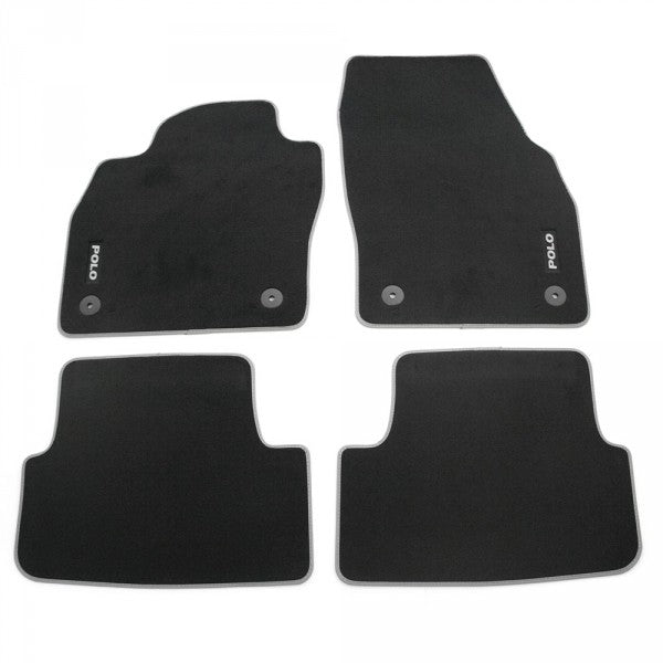 VAG OEM stoffmatter til Vw Polo VI – antiskli bakside